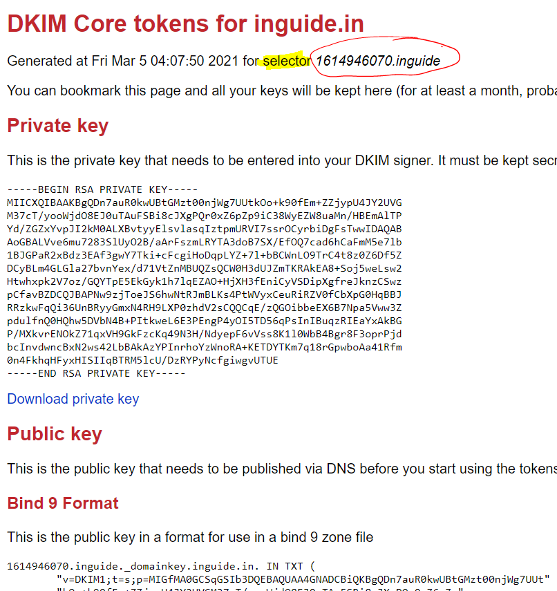 generate-DKIM-Key-in-dkimcore