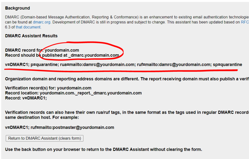 dmarc-record-dns-entry