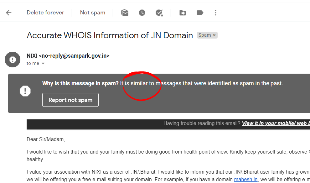 emails-going-spam-from-domain