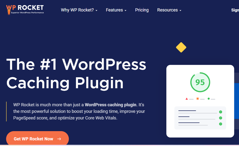 WP Rocket plugin